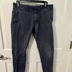 Navy J. Crew "Broken In" Khakis
